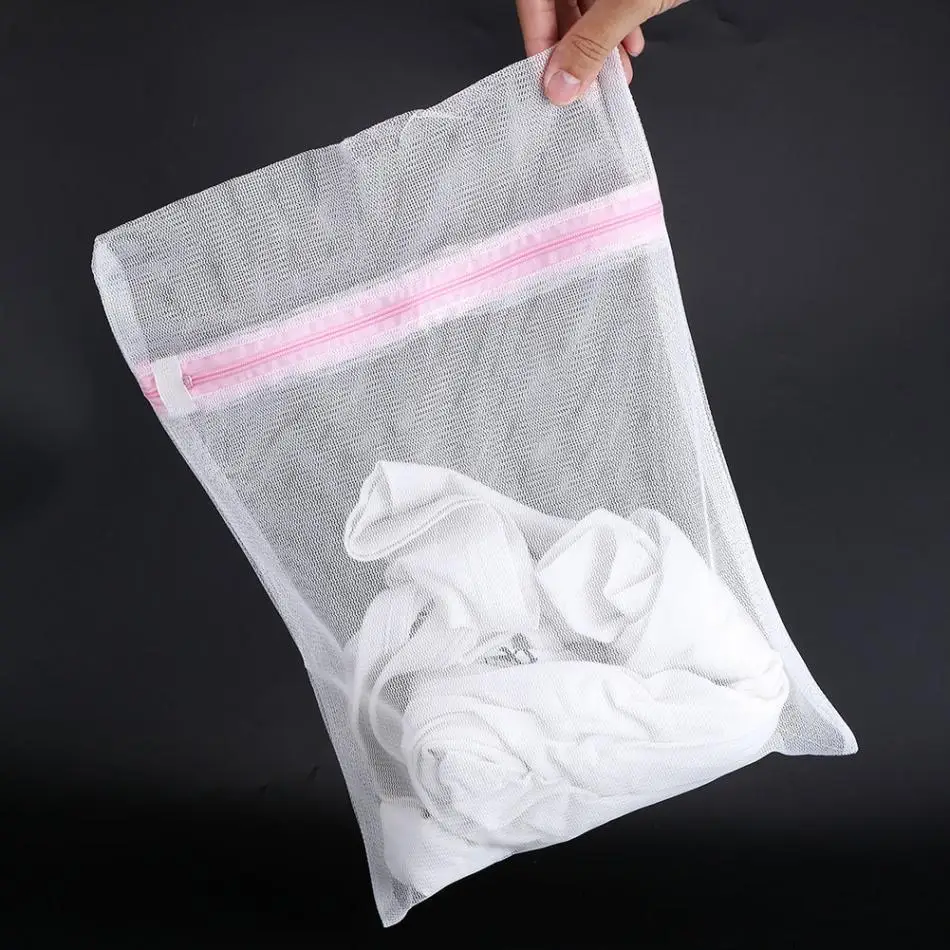 

Zippered laundry bag For Washing Underwear Machine Foldable Laundry Bag Bra Sock Clothes Washing Machine Protection Net Mesh Bag