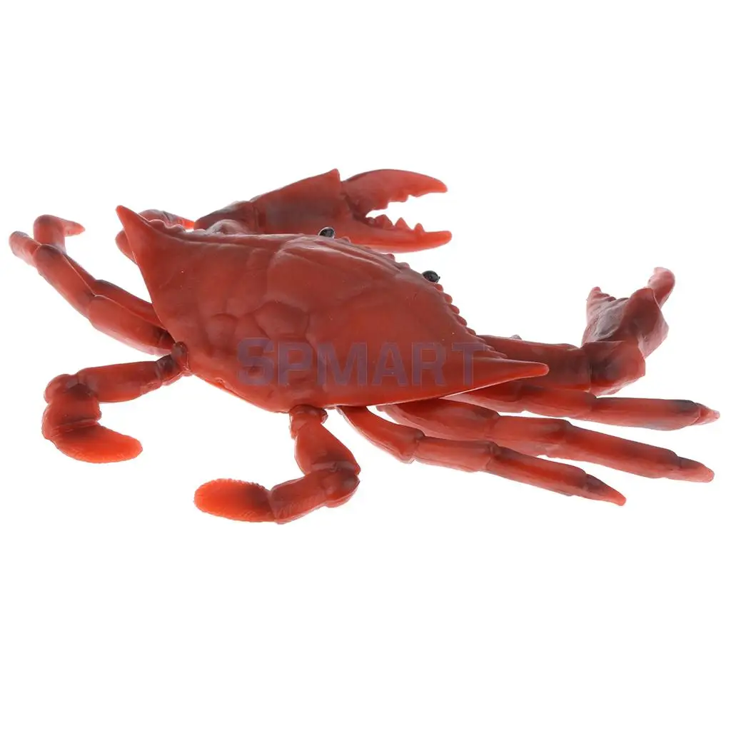 Animals Figure Toys Farm/Jungle/Sea Red Crab Animals Model Aquarium Toys Realistic Wild Pastic Figurine Kid Animal Toy