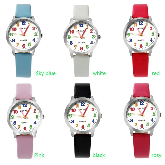 Top Brand Kids Children Fashion Watches Quartz Analog Cartoon Leather Strap Wris Top Brand Kids Children Fashion Watches Quartz Analog Cartoon Leather Strap Wris