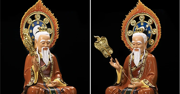 Большой призрак Бога Taoism 38 см иммонтальная статуя Будды храм эффективная защита