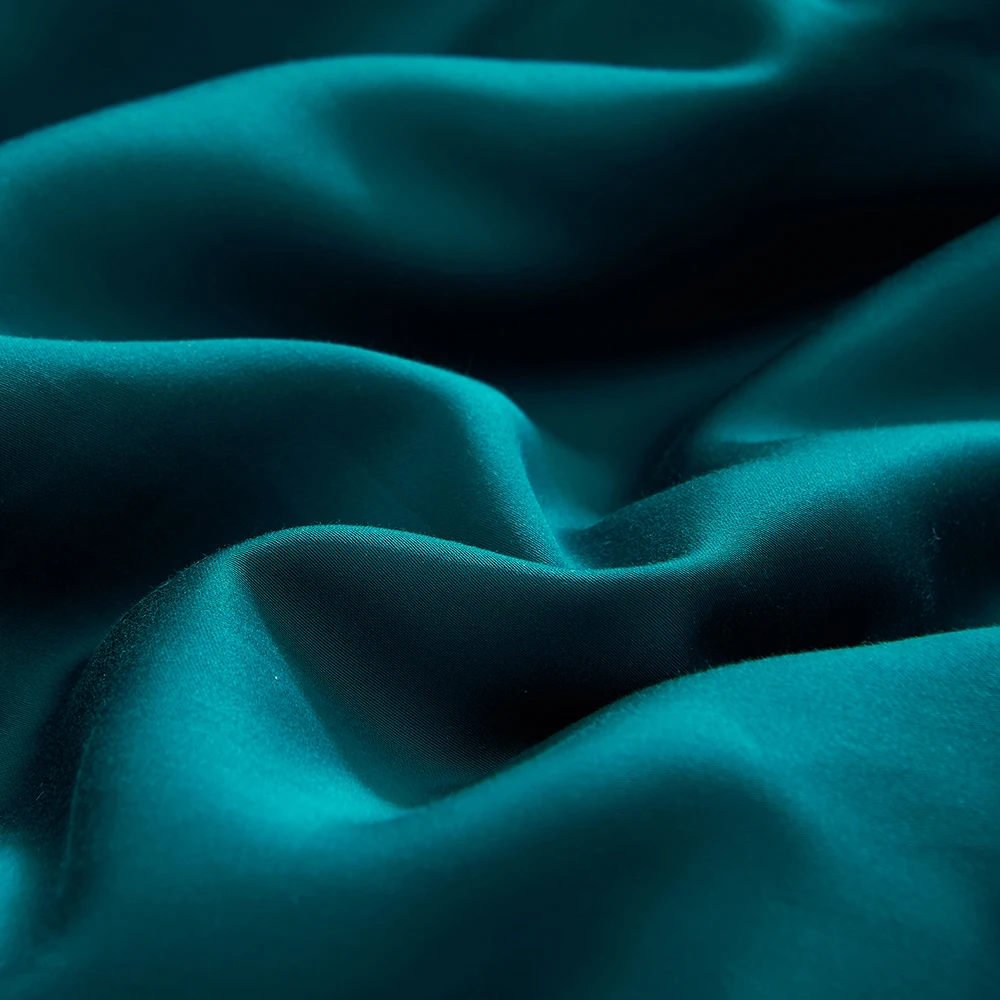 100% Lyocell Tencel ткань тонкое одеяло темное Cyan летнее сплошные цветные стеганые одеяла