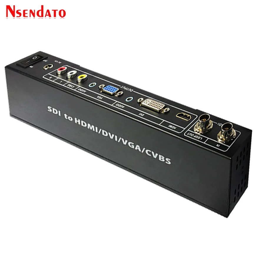 HD 3G SDI to HDMI VGA DVI вход CVBS всех скейлер конвертер R/L AV видео Siginal разветвитель