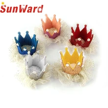 OTOKY дропшиппинг украшения для волос Горячая девочка корона жемчуг принцесса зажим для волос вечерние аксессуары для подарка F07