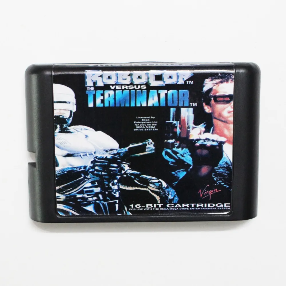 Игровая карта Robocop Versus Terminator 16 bit MD для sega Mega Drive для Genesis