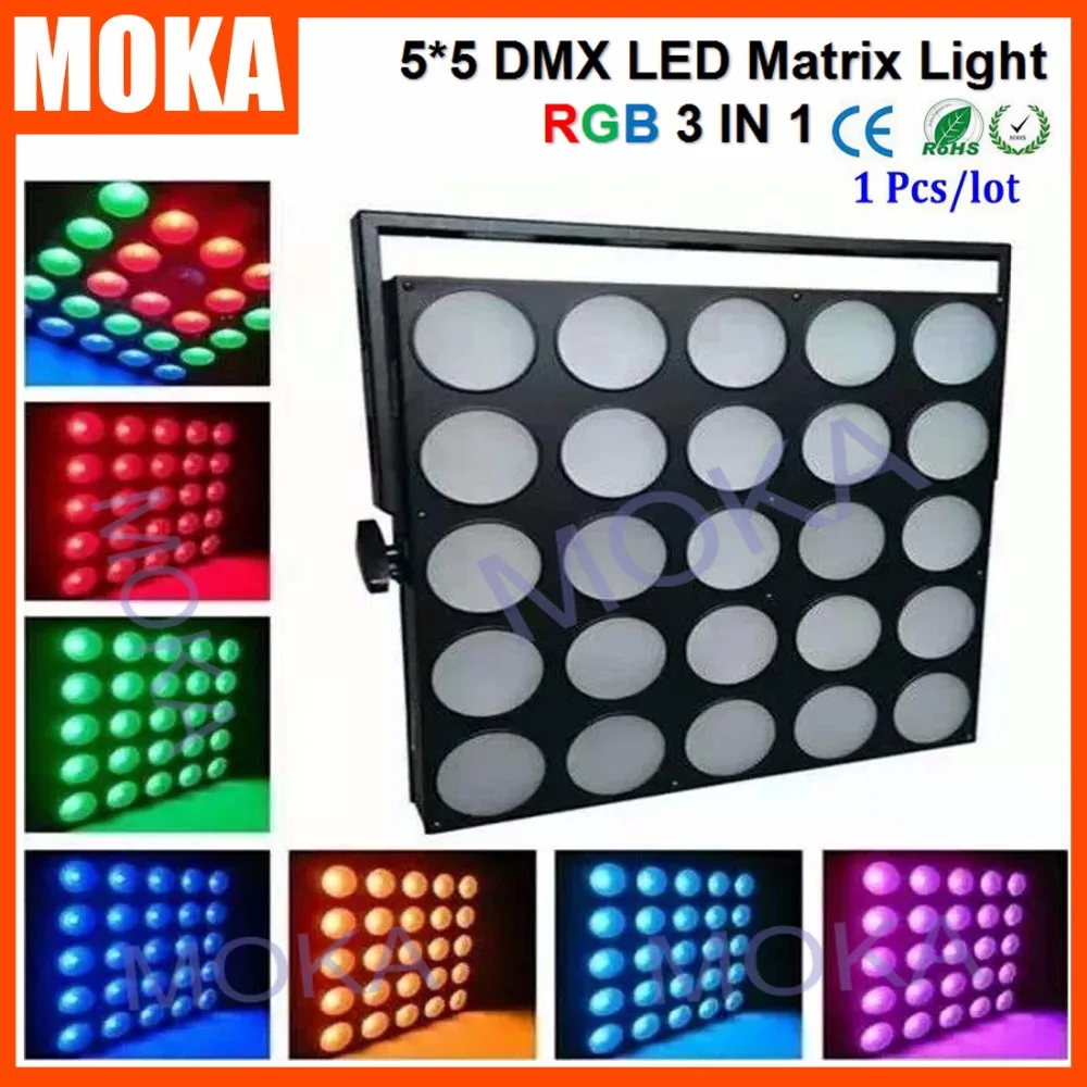 

China manufacturer 5*5 DMX LED Matrix Light RGB Blinder Matrix Light for Stage