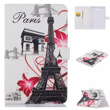 

For Samsung Galaxy Tab E 9.6 T560 T561 Case painted Wallet Flip Cover For Samsung GALAXY Tab E9.6 T560 SM-T560 Case Cover Funda