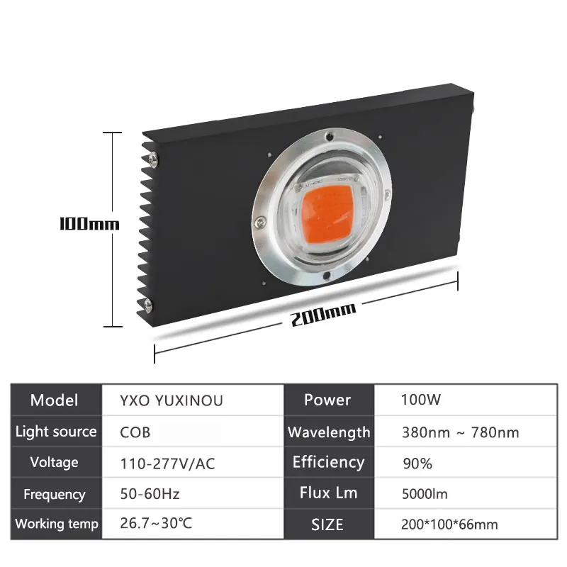 Светодиодный grow светильник 100/200/300/400/500W полный спектр для внутреннего парниковых расти палатку успешно выращивайте растения светодиодный светильник для Вег цвету режим