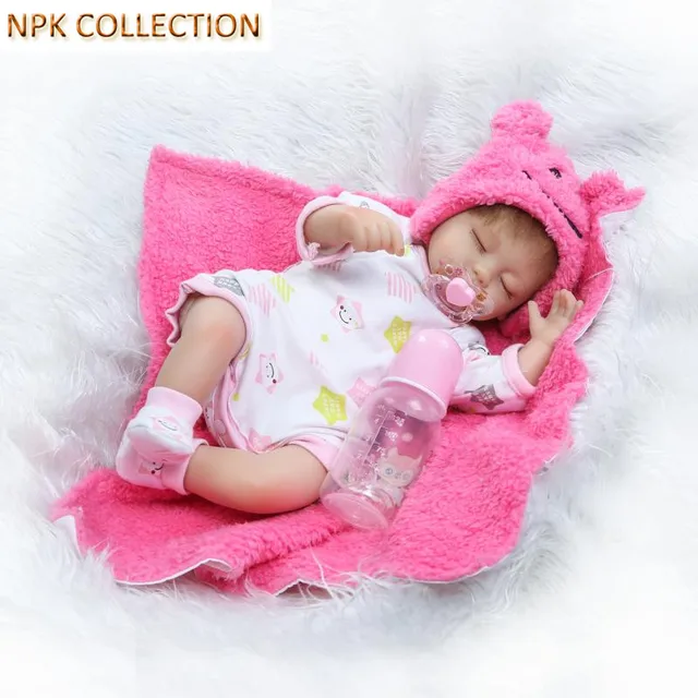 NPKCOLLECTION 15 Inch Mini Silicone Baby Dolls Handmade ...