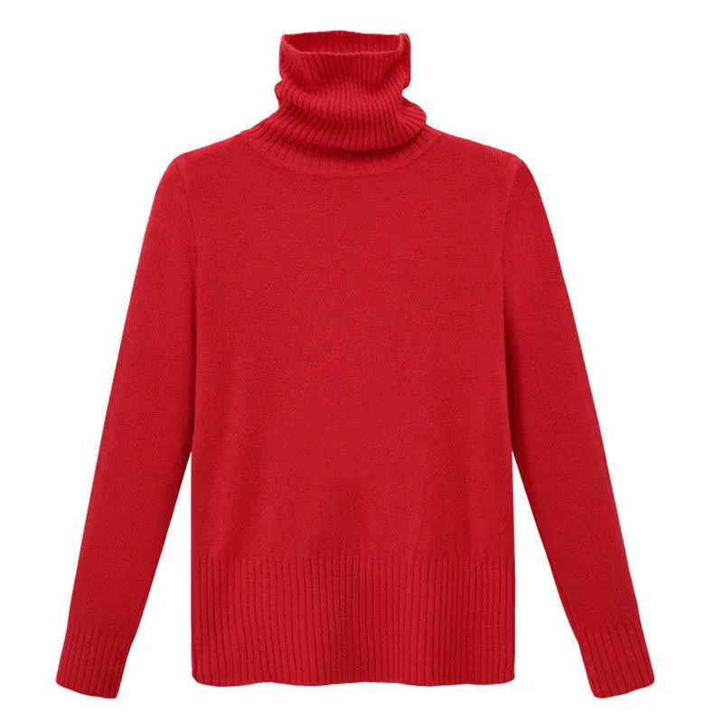 choker turtleneck sweater