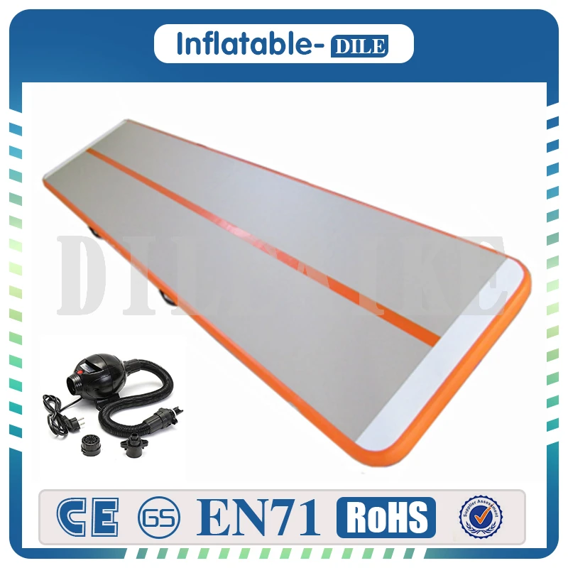 

Air Tumbling Mat Inflatable Gymnastics Air Track with Pump for Home Use,Cheerleading,Training,Yoga,Parkour(Size:500x100x20cm)