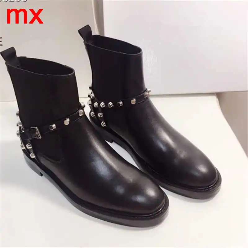 Boot Bottes F Lacets Hiver Pour Jack N À Chaussures Femmes Moto 002 Martins Femme Automne Rivet Équitation 001 AqqvgnY8r