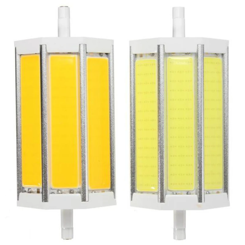 

Dimmable R7S 118MM 15W COB SMD White/Warm white LED Flood Light Spot Corn light Lamp Bulb AC 85-265V
