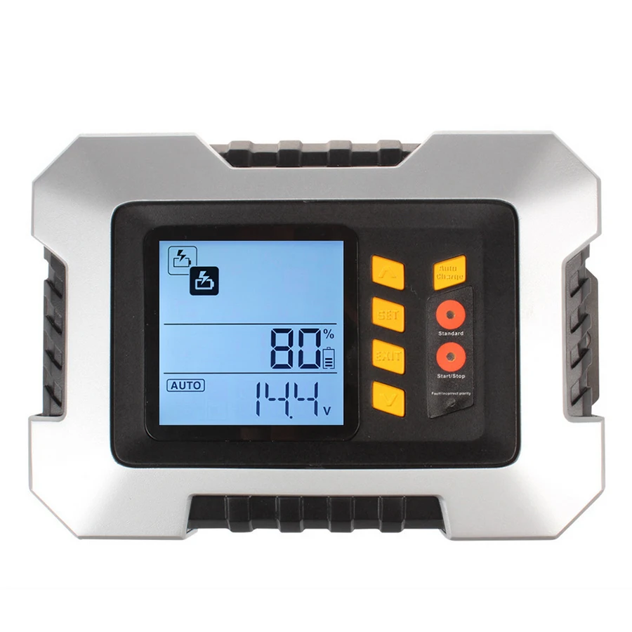 Universal Car Battery Charger Analyser Tester Digital Automatic Intelligent Smart 12v 2A 12A UpTo 5 0L