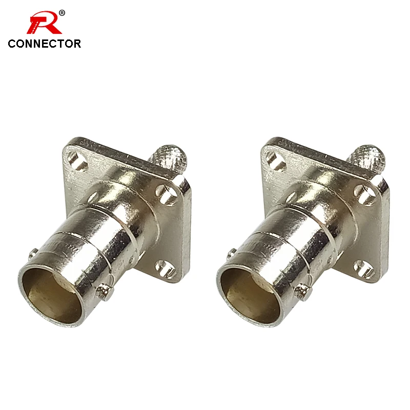 

1pc BNC FEMALE CLAMP PANEL MOUNT CONNECTOR RG58 RG59 RG6 Options