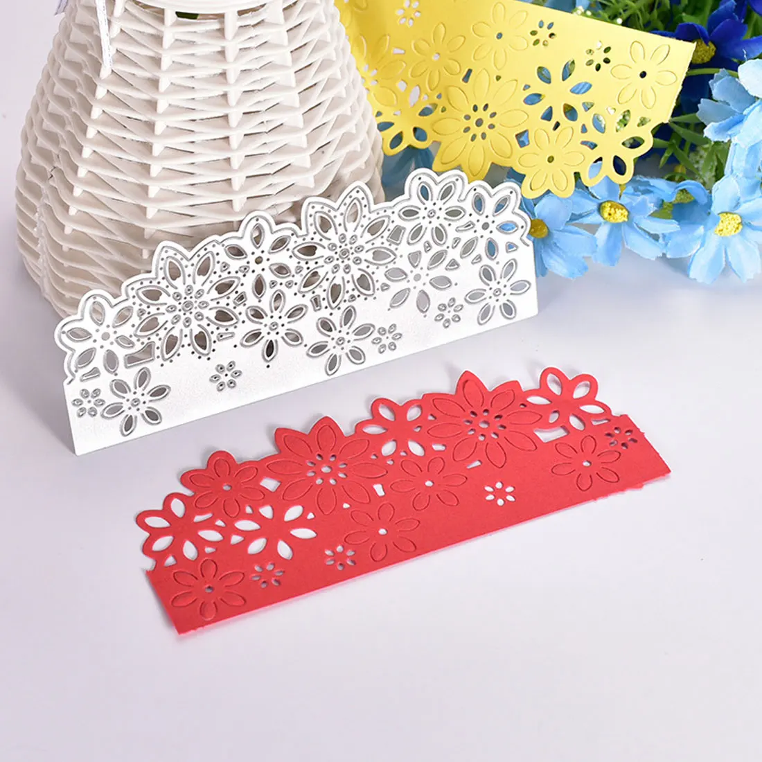  Dies scrapbooking Cutting Dies Invitation Card Lace Metal Stencils for DIY Scrapbooking Decorative  - 32878145363