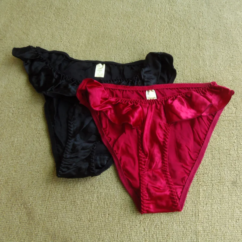 Модные Качественные женские трусики из 100% шелка трусы|panties thong|briefs underpantspantie liner |