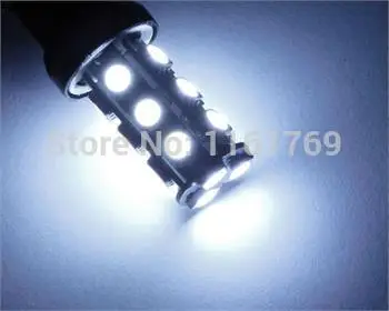 2 шт. Белый 1156 P21W BA15S R10W 18 светодиодный 5050 SMD задний стоп сигнал Бортовой светильник