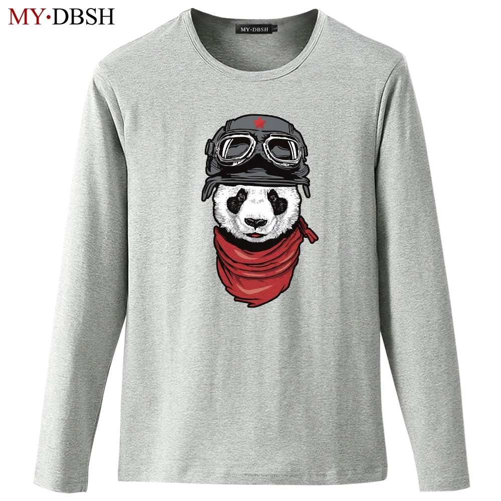 

New Arrival High Quality Cotton T-Shirts Summer Hot Selling Fashion Round Collar tshirt Adorable Panda tshirts Male Tops Tees