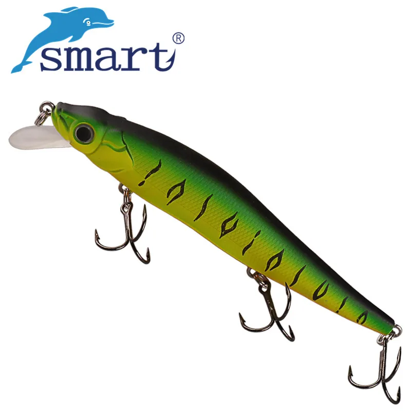 Smart Minnow Lure 110mm/13.7g Floating 1.0 m VMC Hook Isca Artificial Para Pesca Wobbler Leurre Dur Peche kunstaas Hard Bait | Спорт и