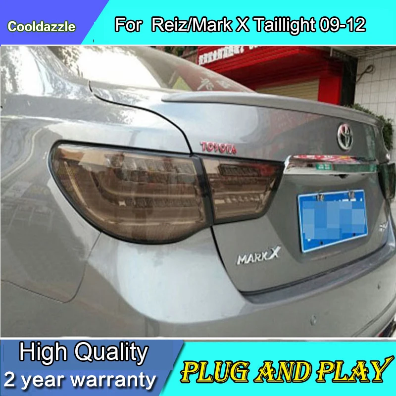 Для Toyota Reiz Mark X светодиодный фонарь светильник s 2009 2010 2011 2012 год задний с парковки