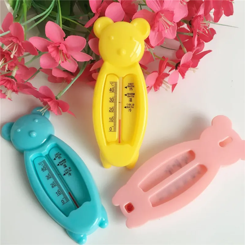 1 шт. Детский термометр для ванны для новорожденного маленького медведя, измеритель температуры воды, Детские Игрушки для ванны, термометр для ванны, разные цвета