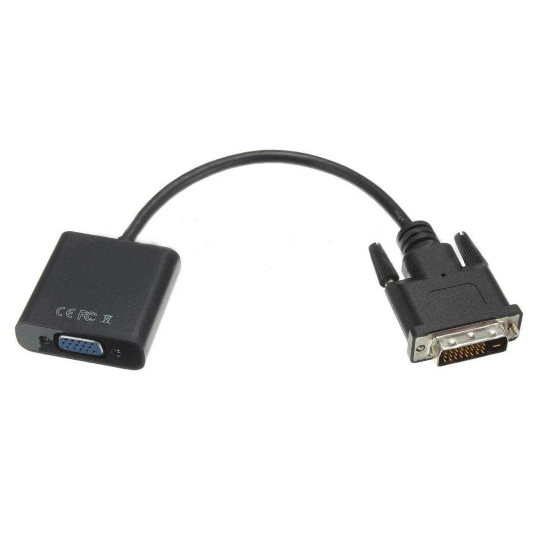 Pro DVI-D 24+ 1 Pin штекер VGA 15 Pin женский кабель адаптер конвертер разъем