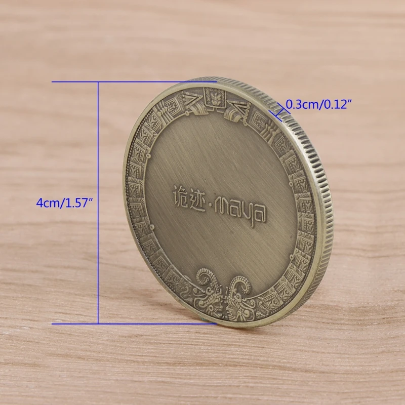 Commemorative Coin Maya Civilization Collection Gifts Souvenir Craft Art Bitcoin