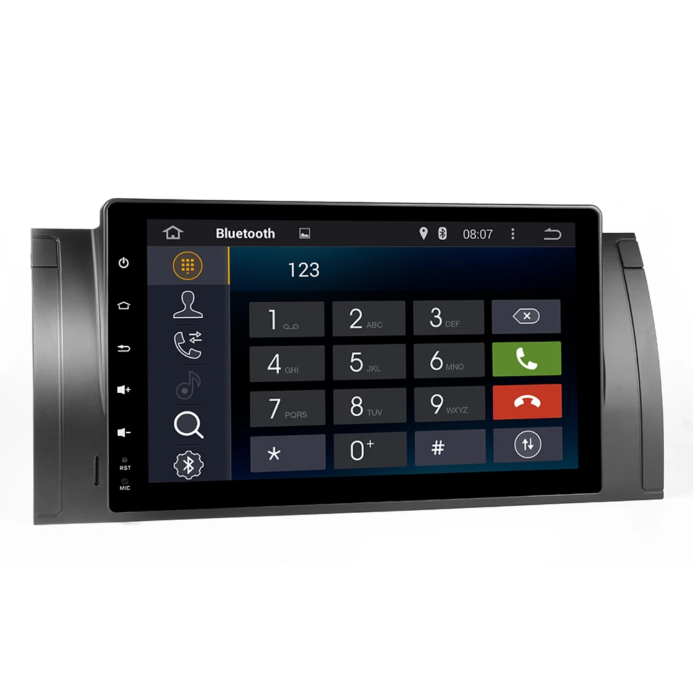 Perfect 9 inch Android 8.1 Car Multimedia Player For BMW 5 Series E39 GPS DVD DSP FM 1080P Automotive Full Touch ScreenRadio FM 4 Core 3