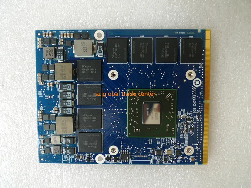 

M6000 216-0835033 DDR5 2G Graphic Card For DELL M15X M6600 M6700 M6800 Video Card Display Card