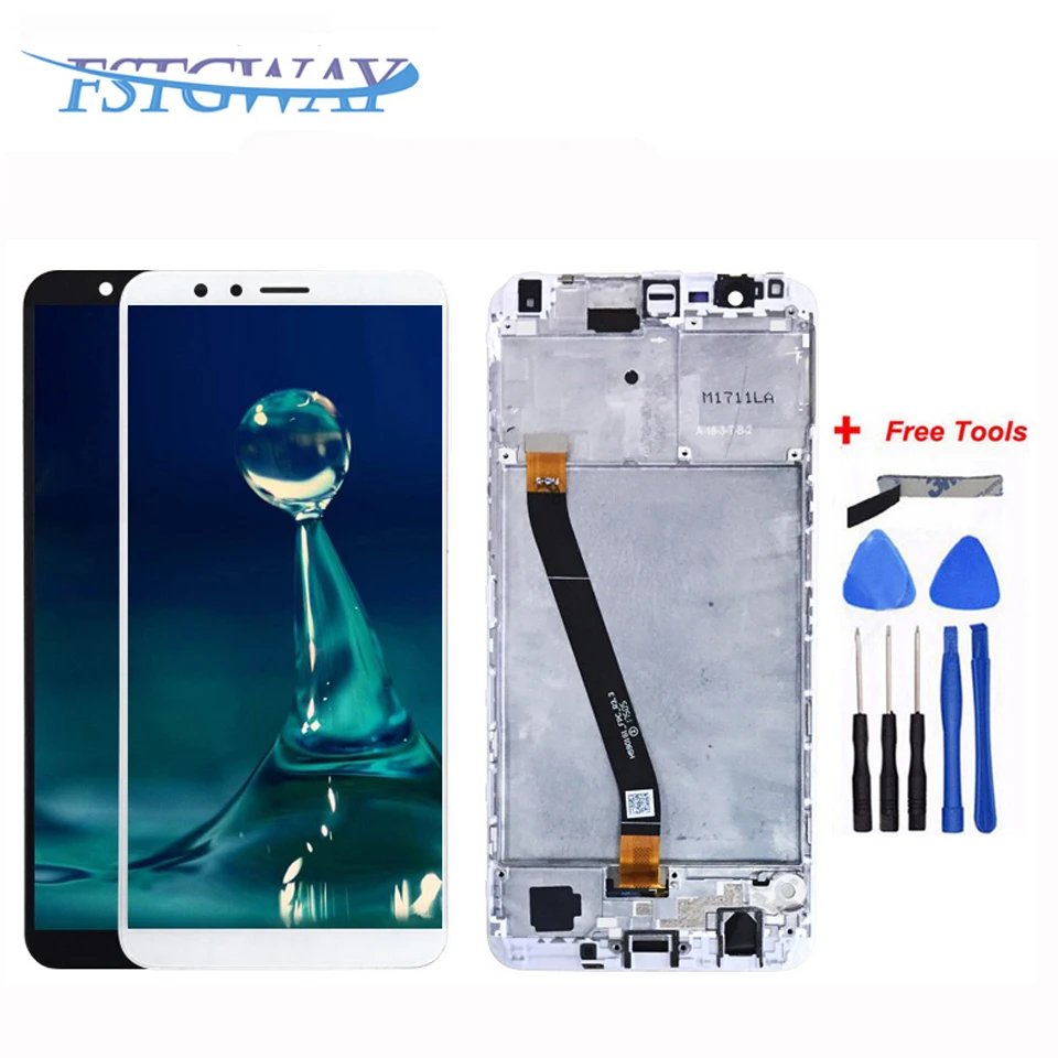 

For Huawei Honor 7X BND-TL10 BND-AL10 BND-L21 LCD Display with Touch Screen Digitizer Replacement With Frame