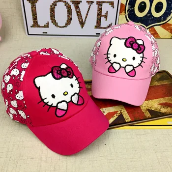 

2019 New Snapback Spring Summer Cartoon Character Baseball Cap Kids Baby Girls Adjustable Caps Fashion Minnie Children Hats
