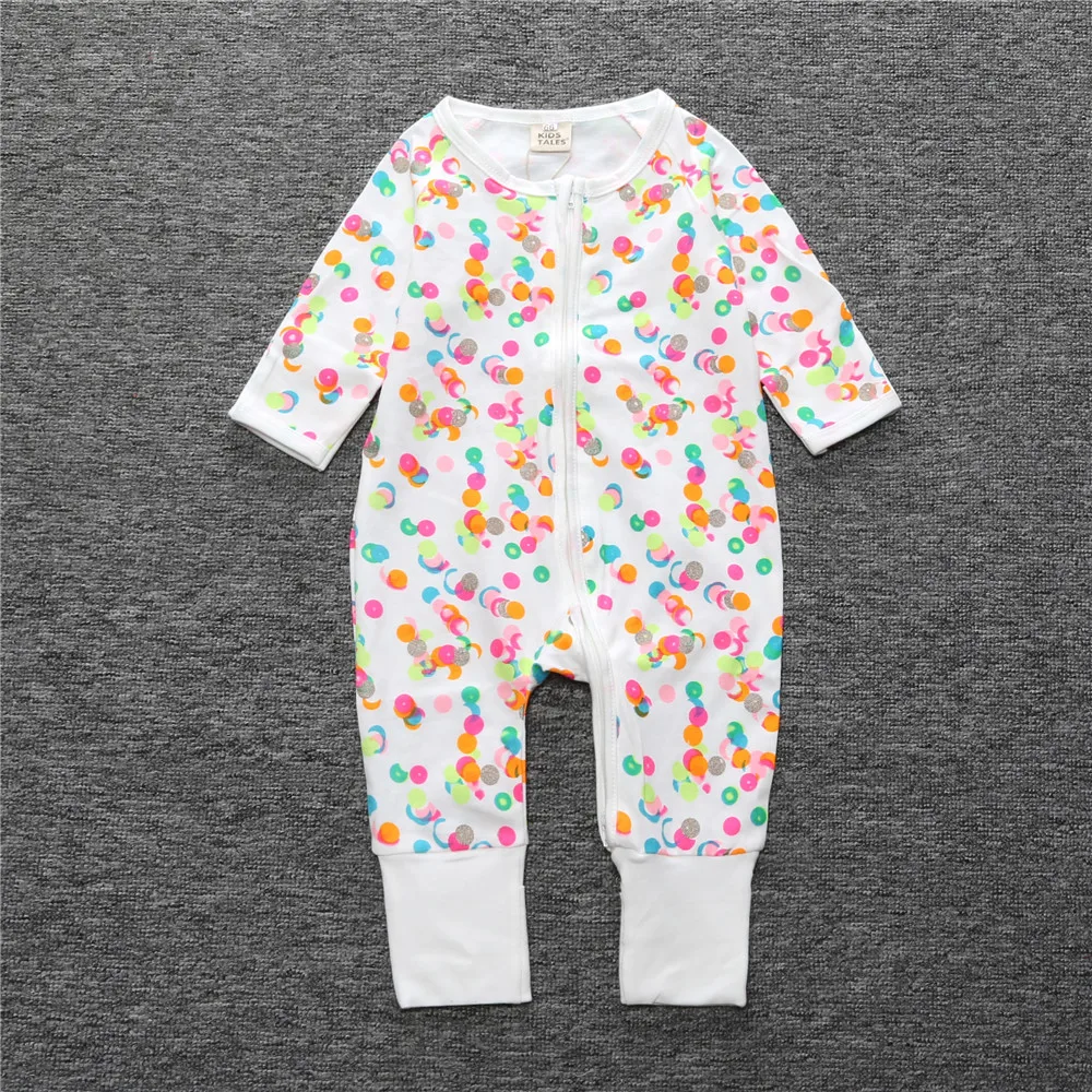 Модный весенне-осенний комплект одежды для маленьких мальчиков и девочек, SR108 комбинезоны для новорожденных, детский цельный комбинезон, одежда для малышей пижамы для малышей