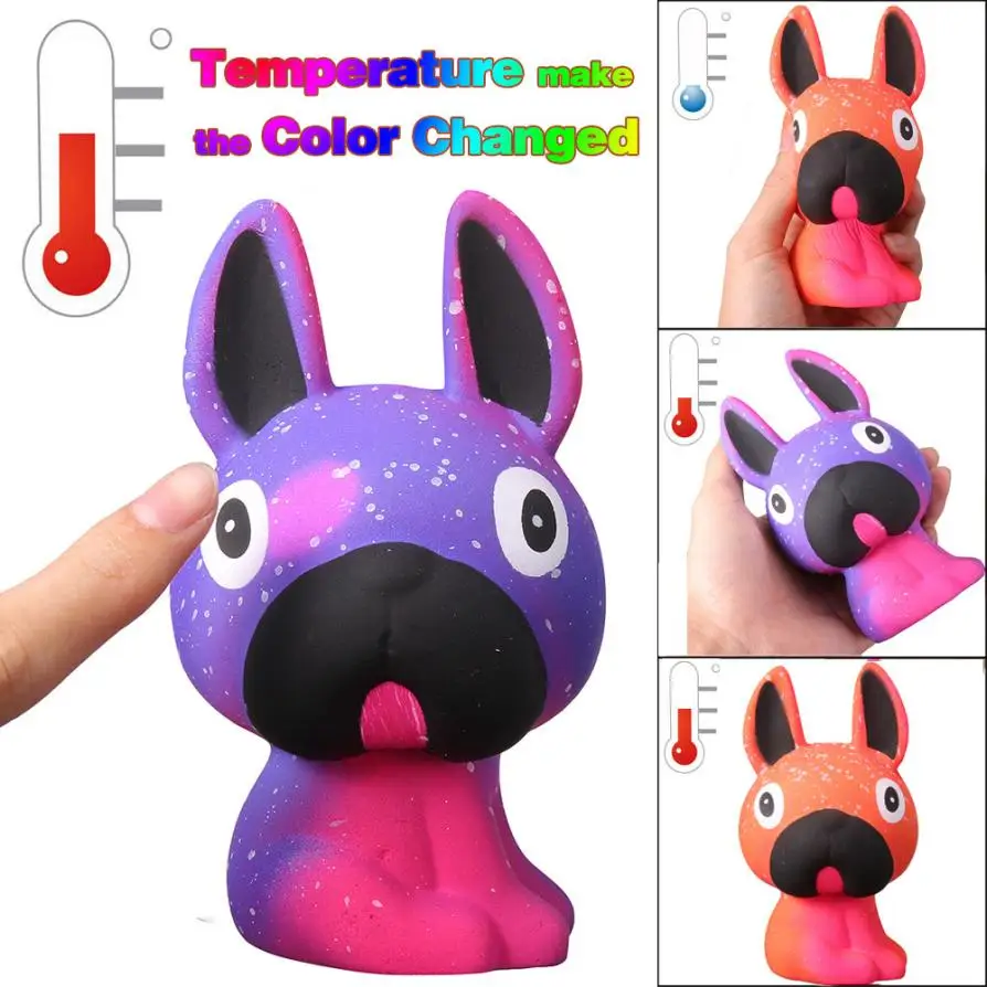 2018 Оригинал Kawaii Jumbo с функцией изменения цвета в зависимости от температуры замедлить рост Ароматические Squeeze Игрушка снятие стресса