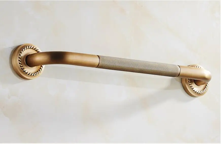 Description Picture 3 of itemAntique Brass Bathroom Armrest Handle Bar 50 cm Anti-slip Bathtub Armrest Handrail Grab Bars Hand Safety bar