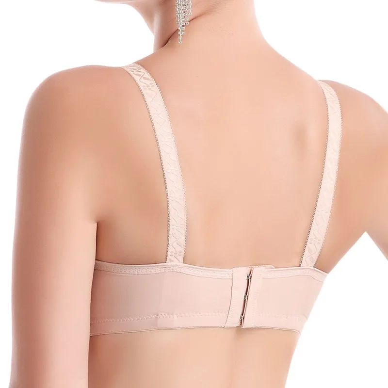 Large size no steel ring bra thin section breathable gather three-breasted youth middle-aged underwear bra new Large size no steel ring bra thin section breathable gather three-breasted youth middle-aged underwear bra new