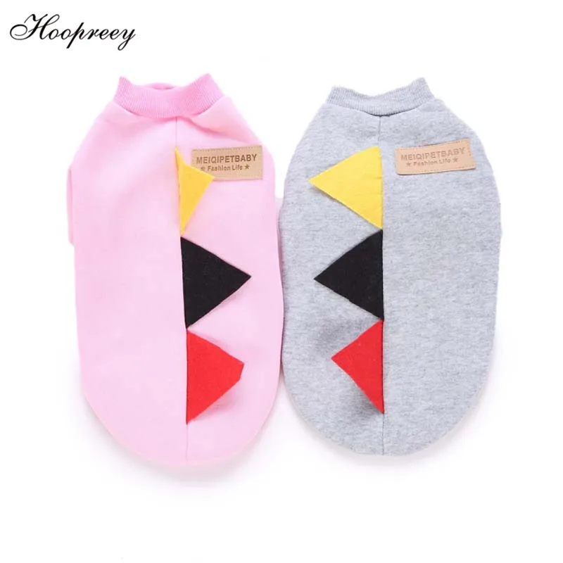 2018 New Hot Sale Dinosaur Shape Pet Coats Autumn Winter Lovely Skin-Friendly Well-Designed Jacket for Small Medium Dogs 20E | Дом и сад
