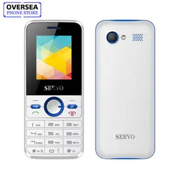 Оригинальный телефон SERVO V8240 1,77 дюйма Dual SIM карты GPRS вибрации внешнее FM-радио мобильный телефон с русской клавиатурой Multi Язык