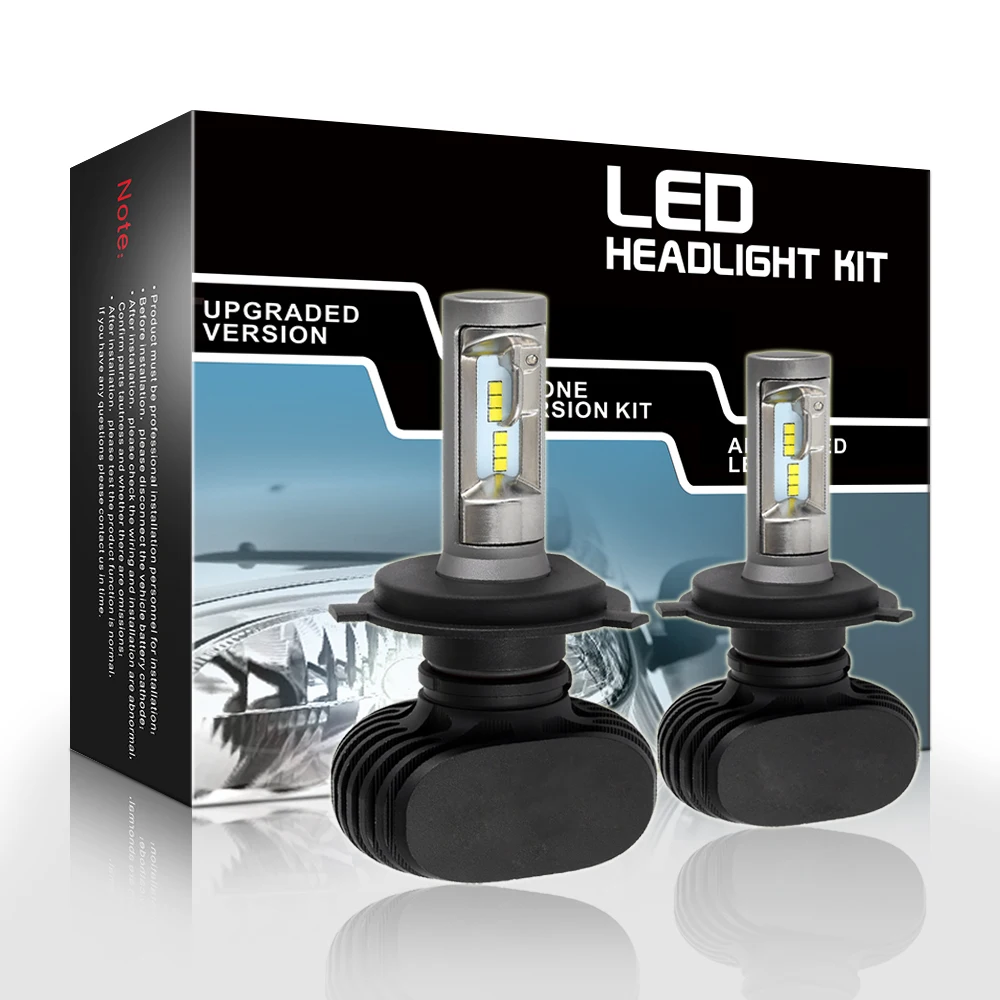 2pcs Auto Lighting System H4 H11 H7 LED Headlight H1 H8 H11 9005 9006