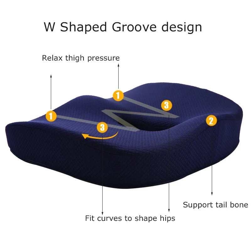 L034-.Orthopedic Memory Foam Seat Cushion for Chair Car Office Home Bottom Seats Massage Cushion for shaping Sexy Buttockjpg (6)