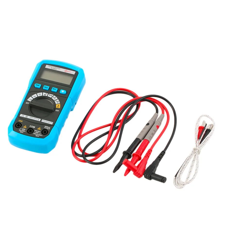 

Bside ADM02 Auto Ranging Digital Multimeter DC AC Voltage Current Temp Meter hot sales