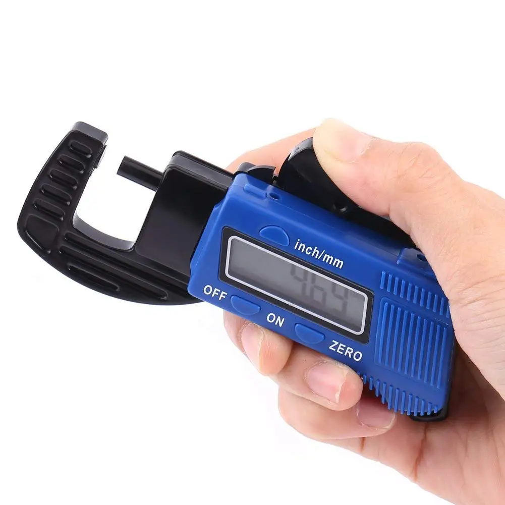 Thickness Gauge 0-12.7mm Thickness Tester Gauge Caliper Meter Width Measure Tools Digital Display paint thickness gauge thickness gauge