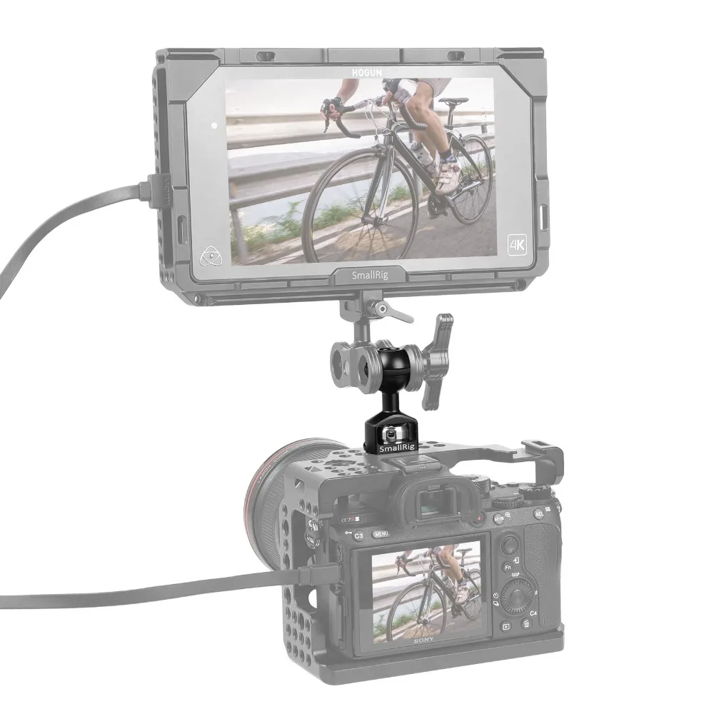 SmallRig камера Волшебная шаровая Головка с Arri позиционирующие булавки камера Артикуляционная рукоятка Замена Rig 2114