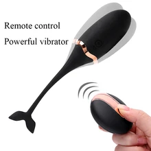 Remote Control Clitoris Smart Ball Vibrator For Women Vaginal G Spot Ball Egg Kegel Ball Vibrating Tadpole Sex Toy For Adult