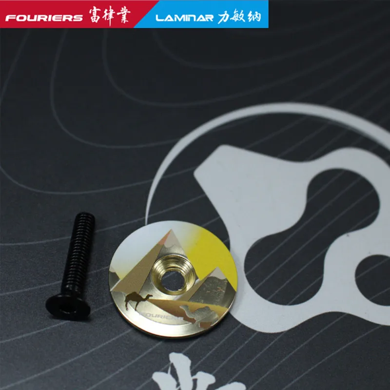 New Fouriers Bike Stem Top Cap Headset Cover 28.6mm 1-1/8 Steerer Caps Headset Cover Aluminum alloy Bicycle Parts