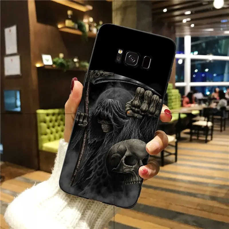 Babaite Grim Reaper Череп Скелет популярный дизайн чехол для GALAXY s7 edge s8 plus s9 plus s5 s6 edge