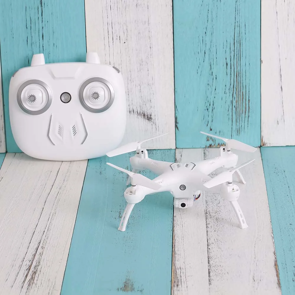ATTOP дрона с дистанционным управлением W10 2,4G 4CH Wi-Fi FPV Дрон с Камера 720 P голос Управление стабилизация высоты автоматического возврата RC Quadcopter вертолет