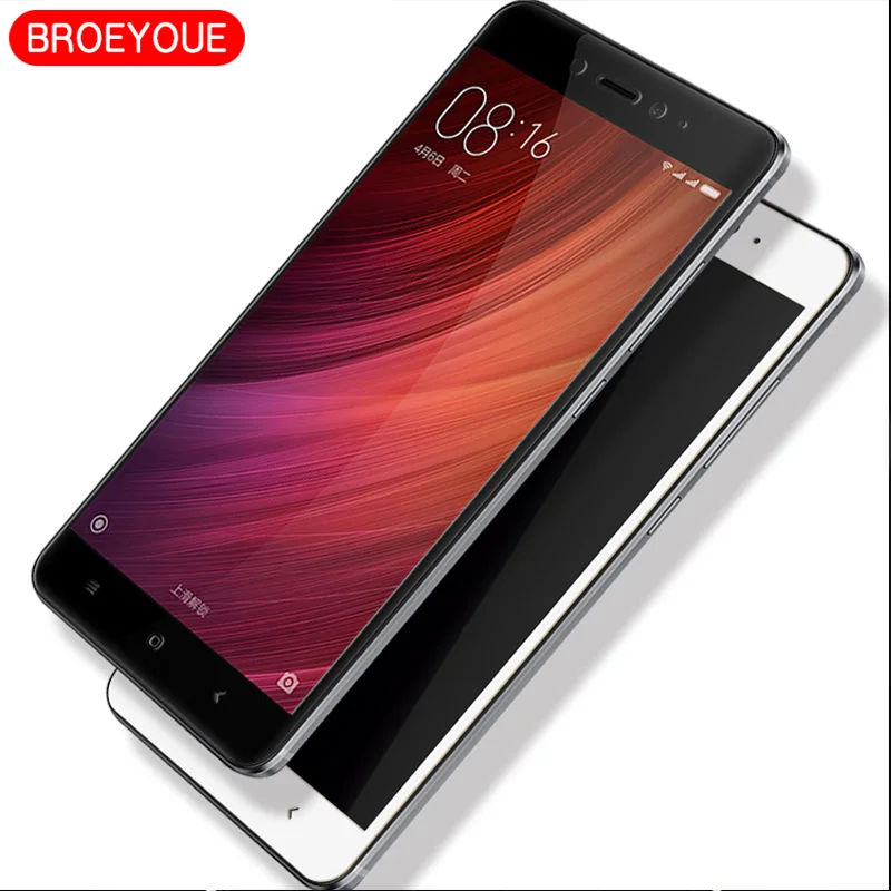 

BROEYOUE Tempered Glass For Xiaomi Redmi 4X 4A 5 Plus Note 4 5 Pro Screen Protector For Redmi Note 4X Protective Toughened Film