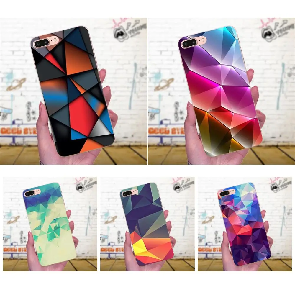 Геометрический Алмазный Узор абстрактный фиолетовый для LG Nexus 5 5X G2 G3 mini spirit G4 G5 G6 K4