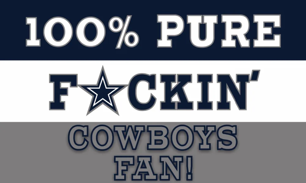 Dallas Cowboys логотип флаг 3ftx5ft баннер 100d полиэфир металлические Втулки 90x150 см 40095 | Дом