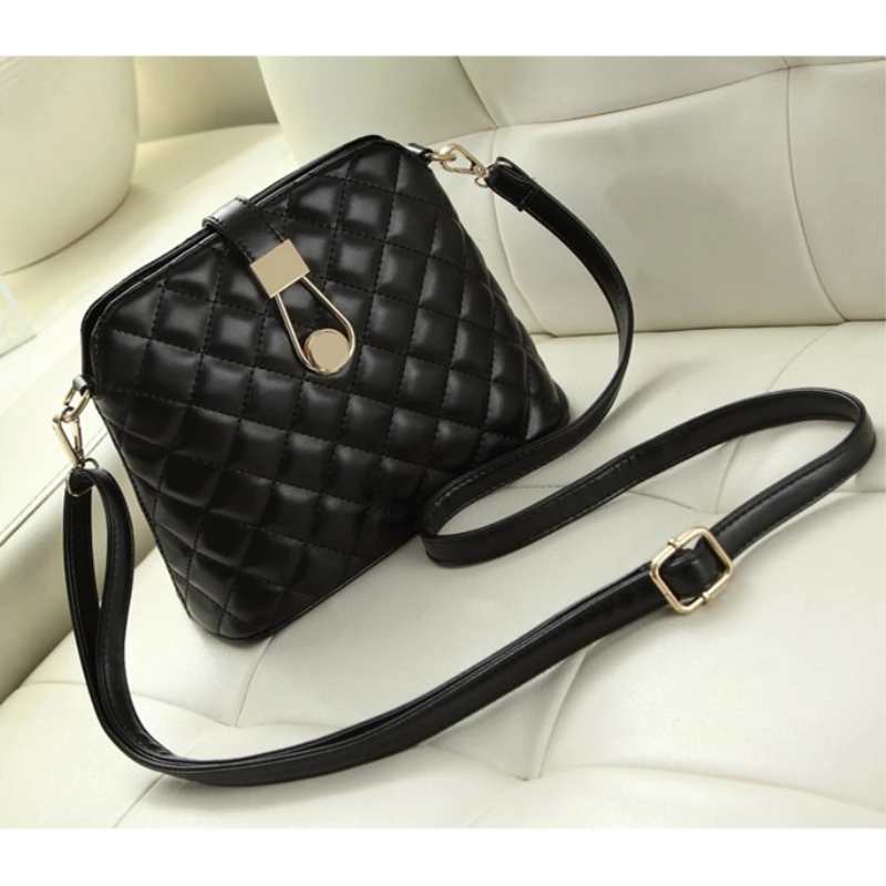 Borse Body Di funzione Chiusura colore Cross Multi Hasp Plaid Elaborazione Donne Delle Lusso bianco Dell'unità Alta Messaggio Nero Rosa Apertura Della Bag Lampo Marca Cuoio Qualità Modo Borsa Il qwxUvqr1A